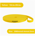 Bande Élastique de Résistance Jaune – 4,5 à 9 kg (10-20 Lbs)