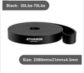 Bande Élastique de Résistance Noire – 14 à 32 kg (30-70 Lbs)