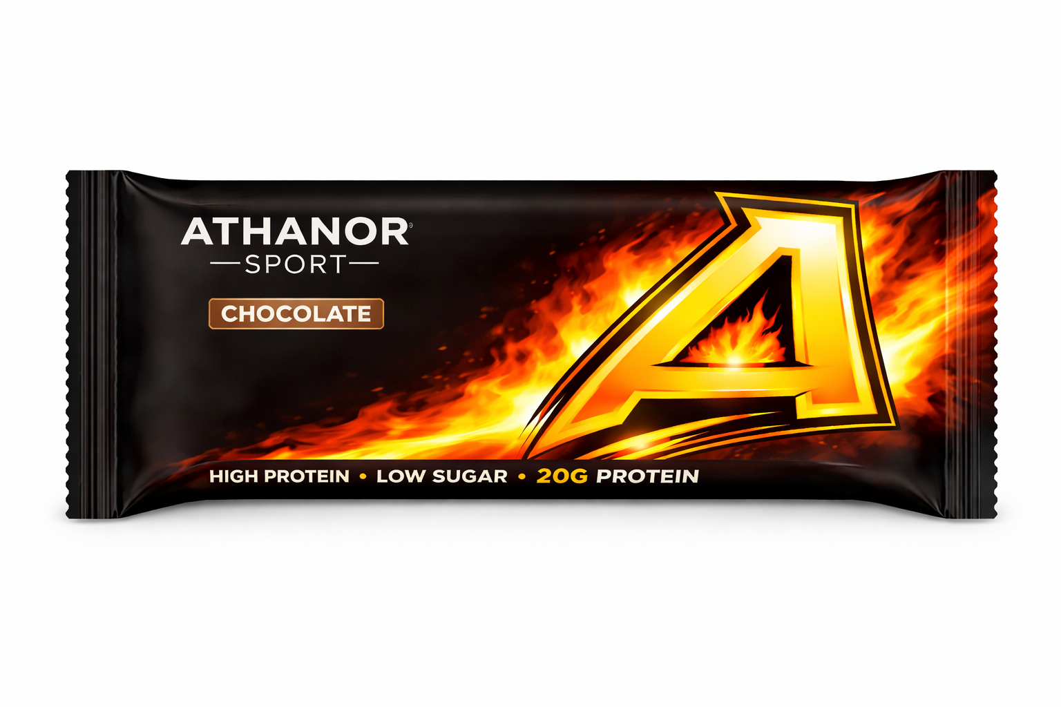 Barre Protéinée Goût Chocolat Athanor Sport – Pack de 12