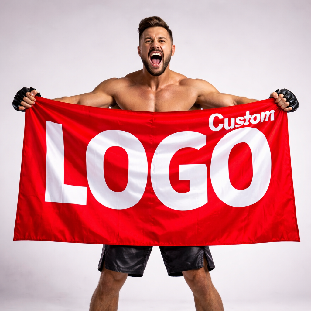Drapeaux personnalisés sur mesure – Logo / Image / Texte
