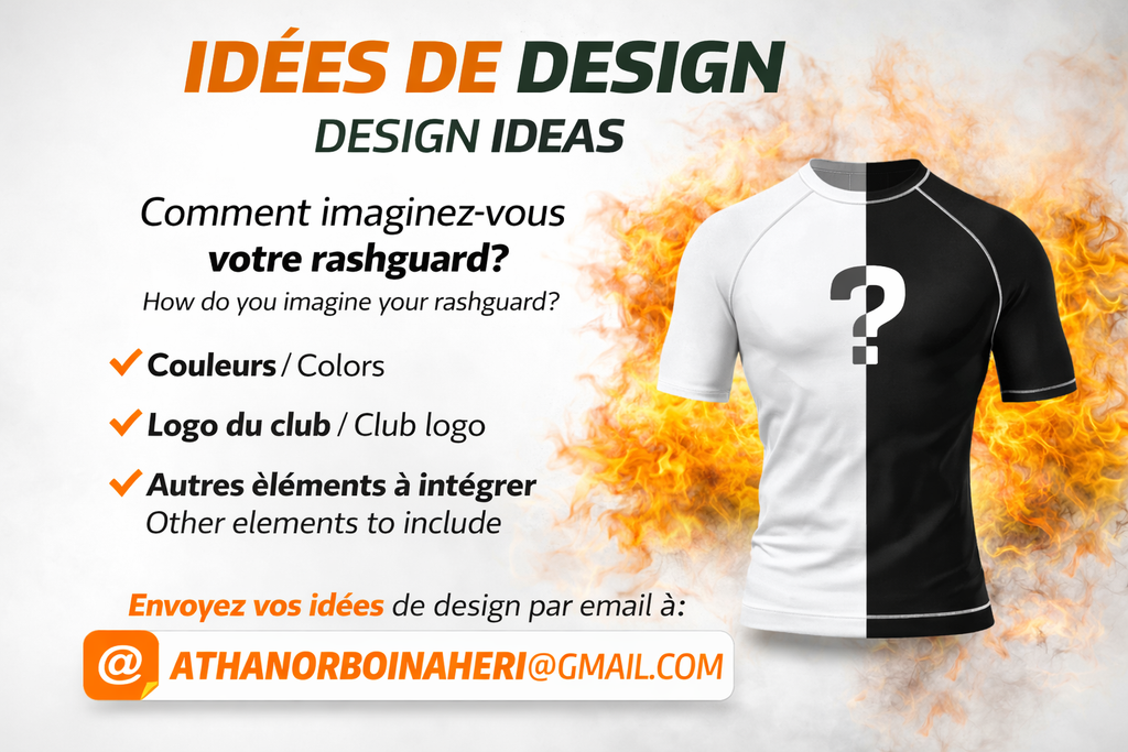 Rashguard Personnalisé – Aux Couleurs de Votre Organisation MMA