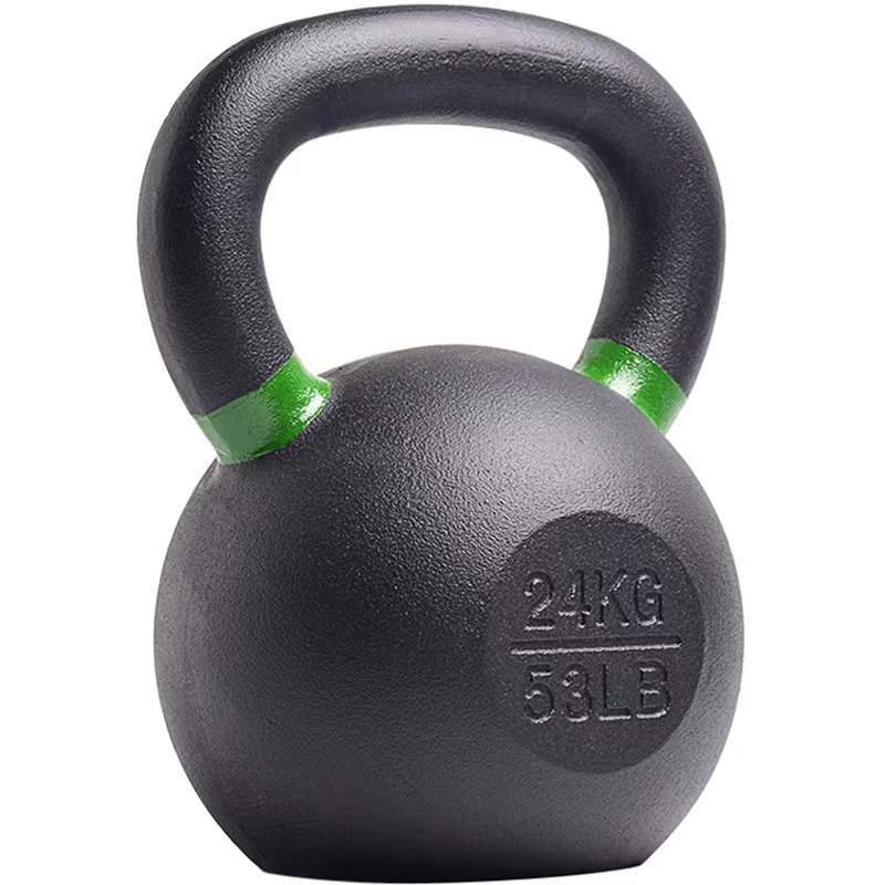 Kettlebell Solid Cast Iron Fitness Competitive Cast Iron Paint Yoga Color Ear Kettlebell Gym Color Ear Spraying Kettlebell